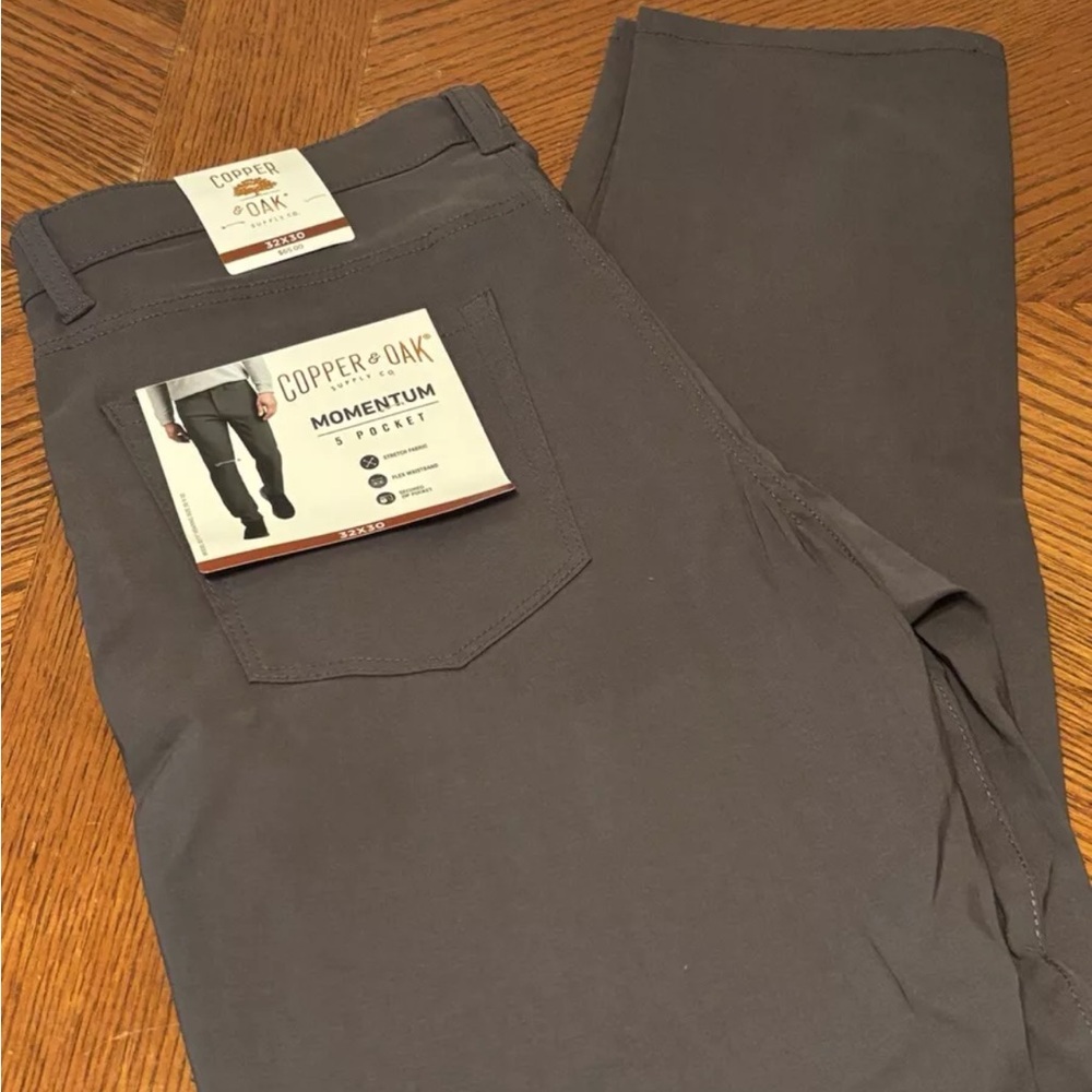 Copper & Oak NWT Mens 32x30 Momentum 5 Pocket Pants